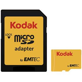 Emtec Kodak UHS-I U1 Class 10 microSDHC 64GB With Adapter